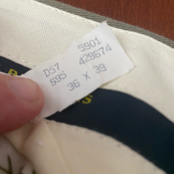 Brooks brothers mens 100% cotton dress pants. 36x30 worn once - Picture 4 of 5